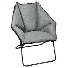 Saucer chairs are well known among toddlers, kids, and adults. Folding Saucer Chair Portable Padded Moon Round Chair With Sturdy Iron Frame Oversized Leisure Saucer Chair For Napping Relaxing Hexagon Dish Chair For The Living Room Bedroom Office