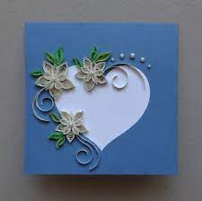 Take an a3 size color paper. Paper Quilling Card For Wedding Anniversary Homemade Greeting Card Paper Quilling Cards Paper Quilling Patterns Quilling Cards