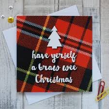 Six Funny Scottish Christmas Cards Christmas Greeting Cards Are One Of Our Favourite Traditions Dis Tartan Christmas Christmas Tree Cards Diy Christmas Cards