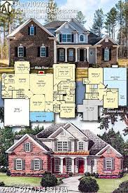 You can save money, because the foundation is smaller than that of a similar size home on one level. Plan 710023btz 2 Story House Plan With 2 Story Grand Room House Plans Story House New House Plans