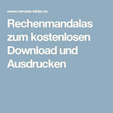 Rechenmandalas Zum Kostenlosen Download Und Ausdrucken Mathe Matheunterricht Mathematik