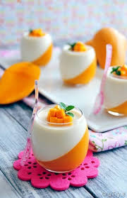 Come Learn How To Make Mango Panna Cotta With Video Tutorial A Quick And Easy Dessert That Is Perfect For Parties Asian Desserts Desserts Dessert Recipes