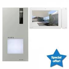 Kit citofonico monofamiliare ciao mini comelit sistema impianto 5 fili (4+n), kit comprende: Comelit 8461x Kit Videocitofono Monofamiliare Quadra Monitor 7