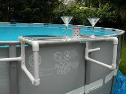 Build A Great Shelf For Your Above Ground Pool Diy Pool Pool Drinks Pool Storage