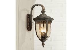 40276 veranda bronze, champagne glass. Bellagio Vintage Outdoor Wall Light Fixture Bronze Metal 20 1 2 Champagne Hammered Glass For Exterior House Porch Patio John Timberland Wall Porch Lights Amazon Com