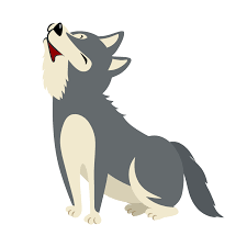 Howling Wolf Clipart Free Png Image Illustoon