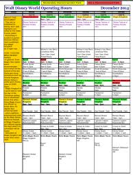 December 2020 Disney World Crowd Calendar Disney World Hours Disney World Park Hours Disney World Facts