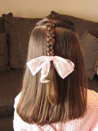 Sometimes Simple Is So Sweet Today Is Picture Day And We Have Learned From Past Picture Days That Simple Is Hair Today Picture Day Hair Little Girl Hairstyles