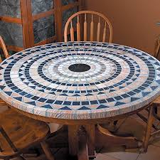 Resisting spills and splatters, then quickly wiping clean with a damp cloth, this fitted table cover's flocked 100% polyester backing protects table surfaces and helps keep it in place. 9 Best Round Table Covers With Elastic Edge Ideas Round Table Covers Table Covers Table Cloth