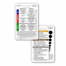 The glasgow coma scale (gcs) allows healthcare professionals to consistently evaluate the level of consciousness of a patient. Glasgow Koma Skala Abzeichen Karte Vertikale Accessoire Fur Etsy