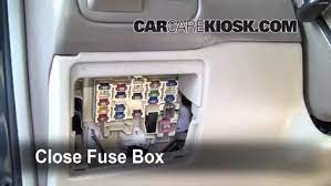 The radio and clock went off at the same while driving. Interior Fuse Box Location 1998 2002 Toyota Corolla 1999 Toyota Corolla Ce 1 8l 4 Cyl