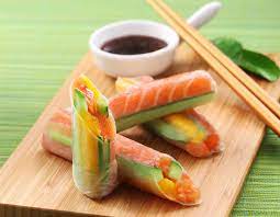 Got 4 flavour super sedap pricelist: Vietnamese Salmon And Mango Spring Rolls Recipes Lee Kum Kee Home Usa