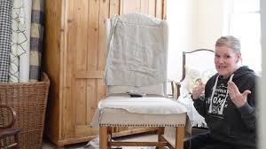 Sofa covers are available in the home goods section of most department stores and are. Parsons Chair Slipcover Tutorial Part 1 Youtube