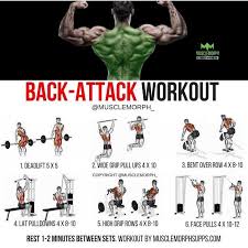 Want A Bigger Back Try This Workout Like Save It If You Found This Useful Follow Musclemorph For More Exercise Nutritio Gym Workouts Workout Workout Plan