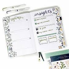 Setting Up A Social Media Planner In Your Undated Planner Social Media Planner Hand Lettering Practice Dot Grid Journal