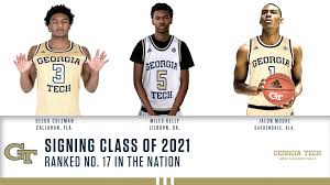 Thus, there hasn't been a ton of movement with the player rankings in the class of. Georgia Tech Basketball Signs Nation S 17th Ranked Class Men S Basketball Georgia Tech Yellow Jackets