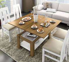 Tu mesa de comedor, el centro de reunión de tu hogar. Mesas De Centro Elevables Multiples Usos Merkamueble Mesas De Centro Modernas Mesa De Comedor Muebles Para Espacios Pequenos