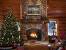 Christmas Fireplace Decor With Tv
