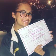 Annie won the touchdown dance. Her athleticism is amazing!