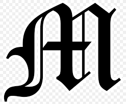 Its name in english is em (pronounced /ˈɛm/), plural ems. Old English Latin Alphabet Decal Letter M Png 797x675px Old English Latin Alphabet Alphabet Black And