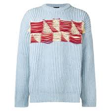 Raf simons calvin klein 205w39nyc unisex turtleneck knit sweater. Calvin Klein 205w39nyc Knit Design Sweater 948 Farfetch Com Lookastic