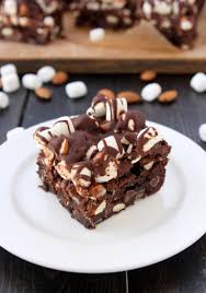 Rocky Road Brownies The Kitchen Paper Rocky Road Brownies Recipe Brownie Recipes Desserts
