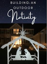 Building An Outdoor Nativity The Stonybrook House American made outdoor nativity sets. building an outdoor nativity the