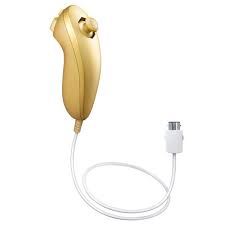 Nc nunchuck controller joystick gamepad replacement for wii nunchuck controller, compatible with nintendo wii & wii u video game gamepads (white 1pcs) 4.3 out of 5 stars. The Gold Nunchuk Shines Again On Club Nintendo Nintendo Life