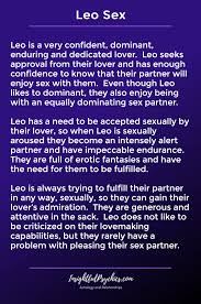 In love with a leo woman, he can play the role of an ideal romantic lover effortlessly. Leo Sex Life The Good The Bad The Hot