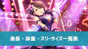 デレステ】アイドルの身長・体重・スリーサイズ一覧表 | デレ研 | デレステの”わからない”を解決！
