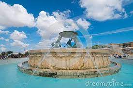 triton fountain in capital valletta malta island in mediterranean sea valletta malta fountain