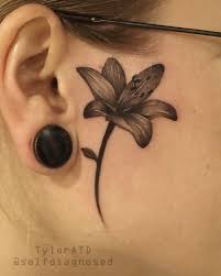 Award winning tattoo artists our artist are highly experienced and award winning. Tyler Atd Tattoos Realistic Black And Grey Lily Face Tattoo