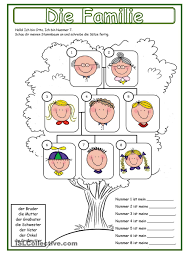 Tracing family ancestry can be really fun as well as very confusing; Meine Familie Stammbaum Family Worksheet Family Tree Worksheet Family Tree For Kids