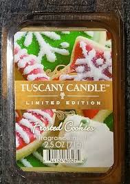 Tuscany Candle Limited Edition Frosted Cookies Scented Wax Melts Candle Wax Melts Scented Wax