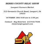 BERKS COUNTY PENNSYLVANIA RELIC SHOW