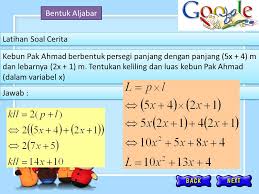 7x 3x 7 3 x 10x. Aljabar Dan Penerapannya Ppt Download