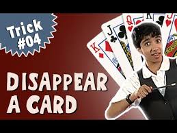 The snap vanish works with a coin and a little sleight of hand. Magic Tricks For Beginners Learn How To Disappear A Card Trick English Youtube