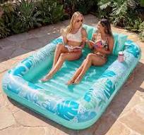 Amazon.com: SLOOSH Inflatable Tanning Pool Lounger Float,85 ...