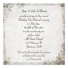 Wedding Vow Renewal Old Fashioned Floral Border Invitation Zazzle Com Wedding Vows Renewal Floral Wedding Invitations Wedding Vows