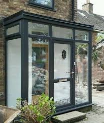 Image Result For Windfang Ideen Glass Porch House With Porch Porch Flat Roof