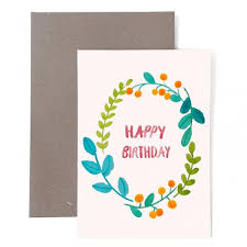 Birthday cards and flowers don't fit for you, dear. Klappkarte Happy Birthday Flowers Frau Ottilie Ecokiosk