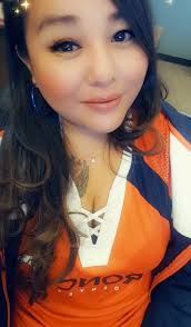 This is my sisters, Donna and Christine, and me and my husband Steve. We  are season ticket holders. 🧡💙