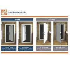 I'm adding a 30x80 door i read that you're supposed to add 2 to the width and 2.5 for the height but found a manual on homedepot sit that says it my rough opening should be 32.5 wide and 82 tall. Masonite 30 In X 80 In 6 Panel Right Hand Inswing Primed Steel Prehung Front Exterior Door With Brickmold 45531 The Home Depot