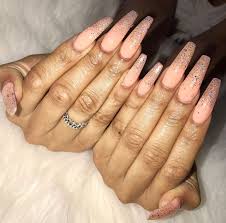 Artificial nails, also known as fake nails, false nails, fashion nails, acrylic nails, nail extensions or nail enhancements, are extensions placed over fingernails as fashion accessories. Popular Long Coffin Acrylic Nails Nailstip