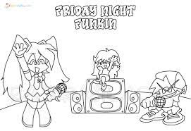 Maybe you would like to learn more about one of these? Friday Night Funkin Coloring Pages Best Pictures Free Printable