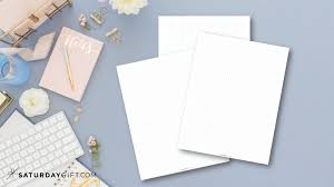 How to use your free printable dot grid paper. Free Printable Dot Grid Paper For Bullet Journal Saturdaygift