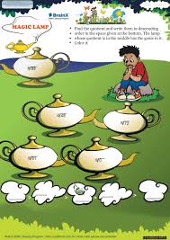 magic lamp math worksheet for grade 2 free printable worksheets