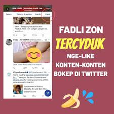 Hal ini disampaikan fadli melalui akun twitter pribadinya @fadlizon. Cukupsudah Akun Twitter Fadli Zon Terciduk Nonton Bokep Facebook