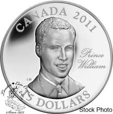 Canada: 2011 $15 Ultra High Relief Prince William Silver Coin