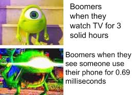 Znalezione obrazy dla zapytania ok boomer meme